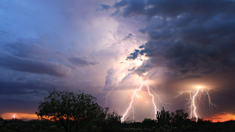 Monsoon Storm in Oro Valley